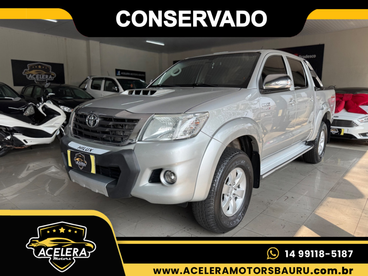 Hilux Caminhonete 3.0 4P 4X4 SRV TURBO DIESEL TOP CABINE DUPLA AUTOMÁTICO