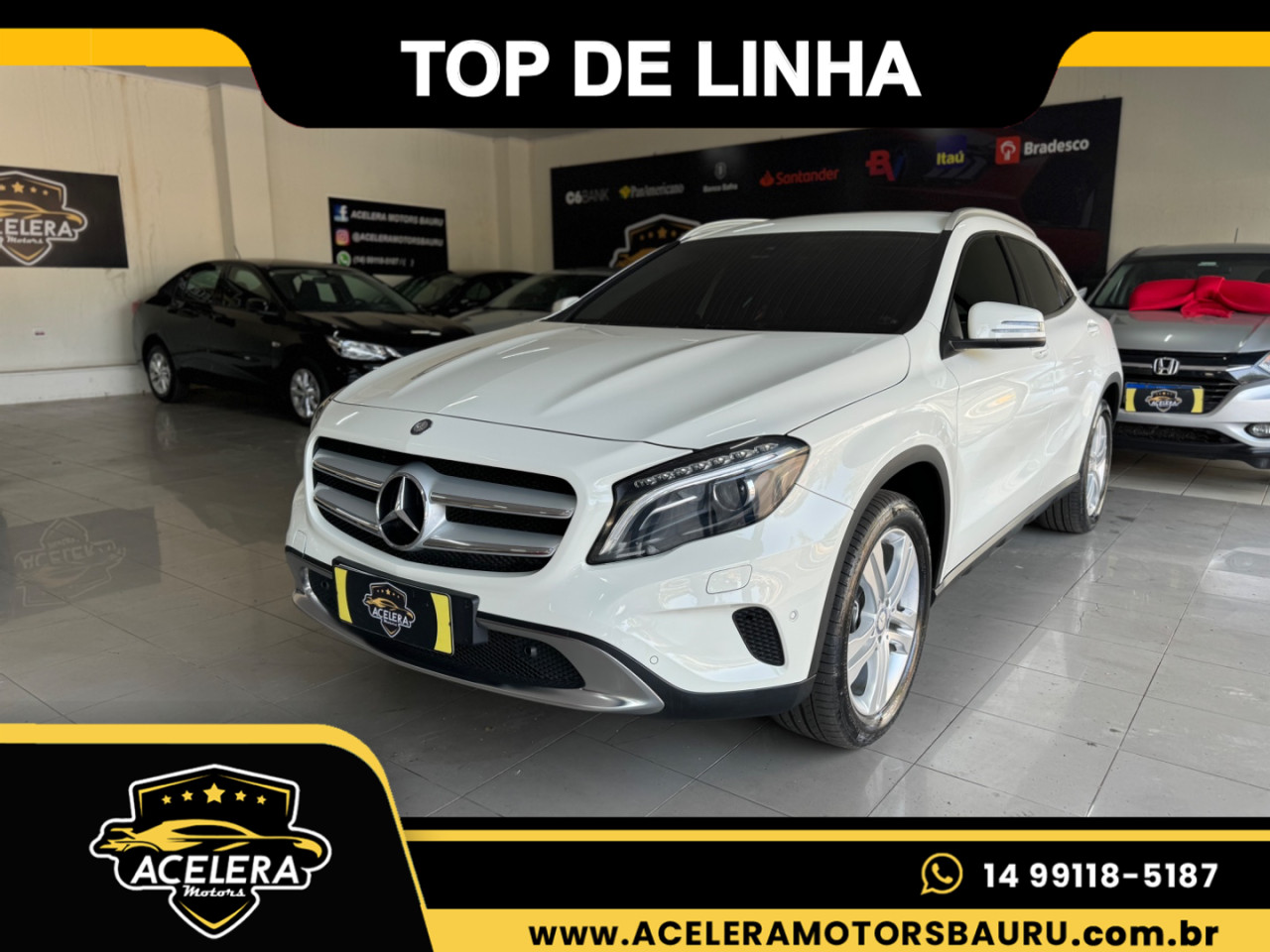 GLA 200 1.6 16V 4P FLEX CGI ADVANCE TURBO AUTOMÁTICO